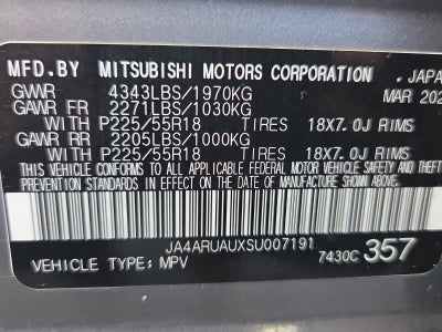 2025 Mitsubishi Outlander Sport 2.0 S