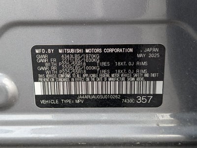 2025 Mitsubishi Outlander Sport 2.0 ES