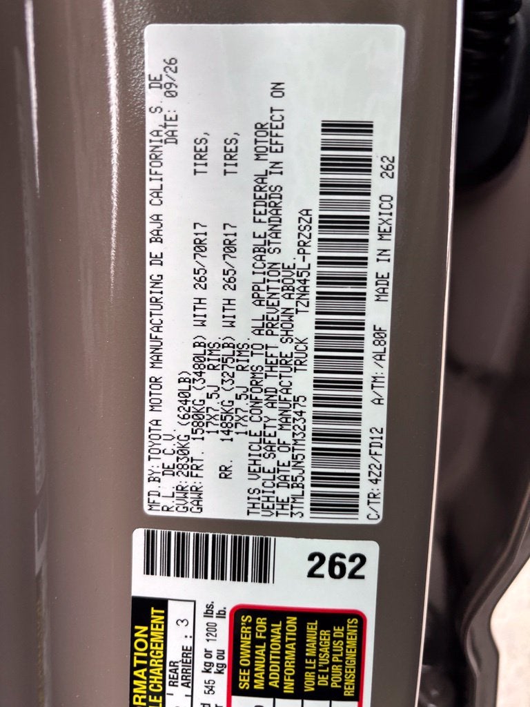 2026 Toyota Tacoma TRD Off-Road