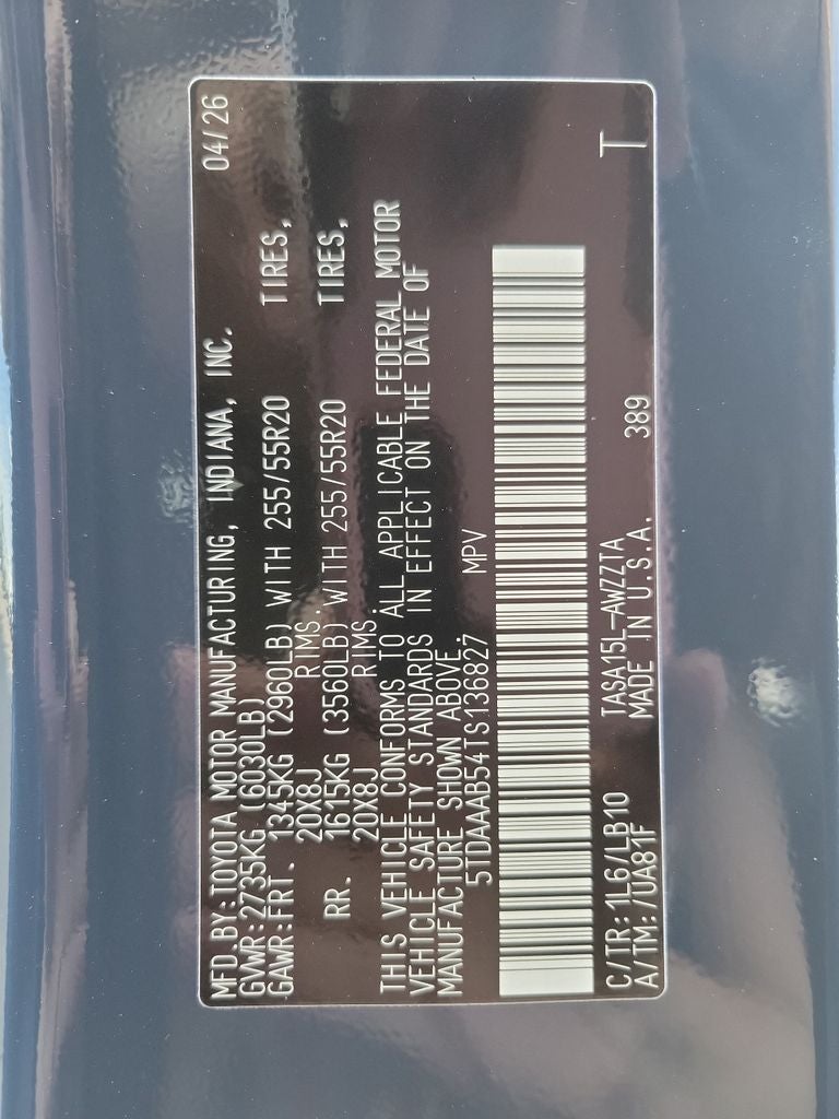 2026 Toyota Grand Highlander Base