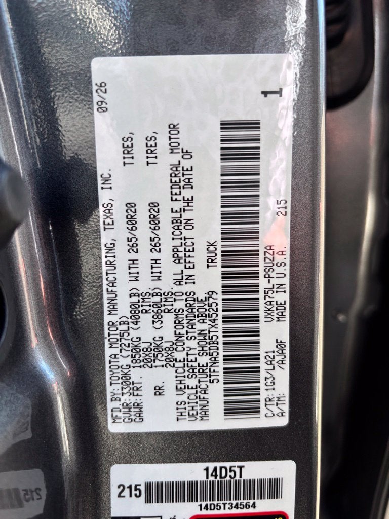 2026 Toyota Tundra Platinum