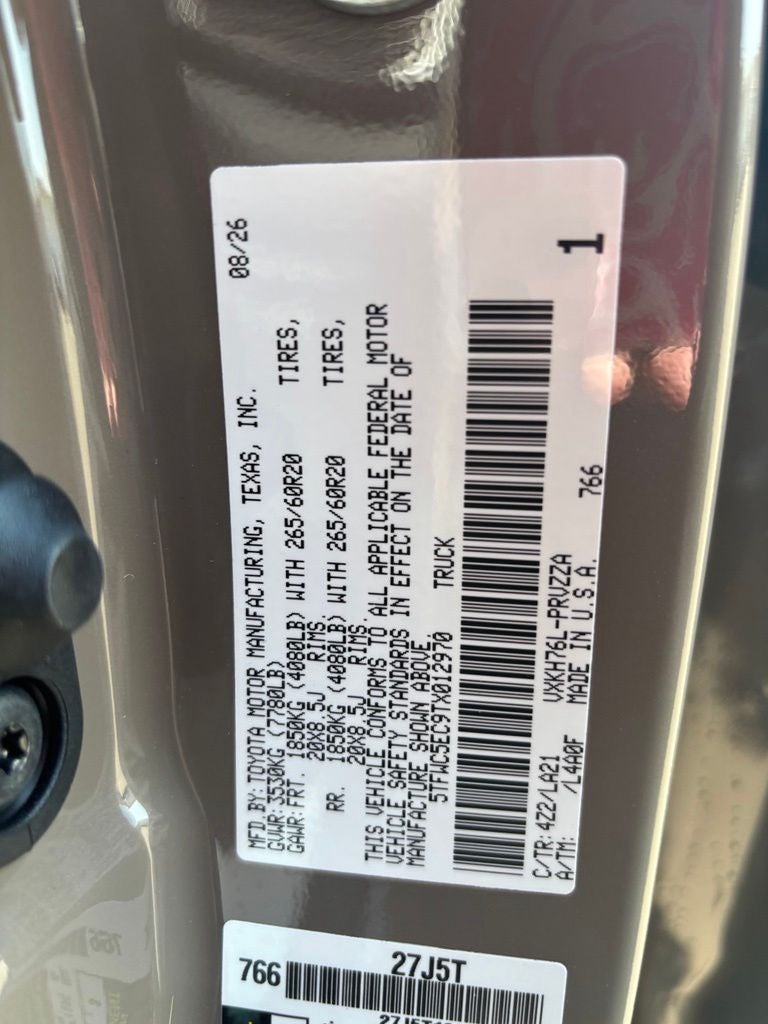 2026 Toyota Tundra Hybrid PLATINUM