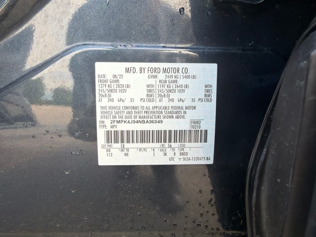 2022 Ford Edge ST Line