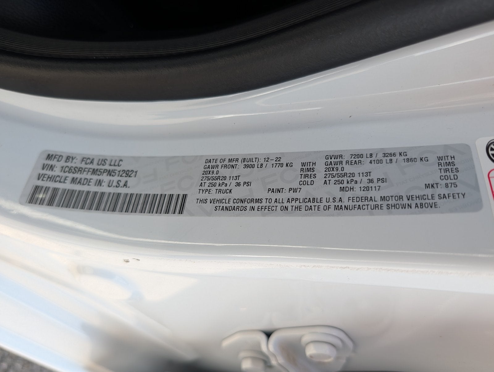 2023 RAM 1500 Big Horn Crew Cab 4x4 5'7' Box