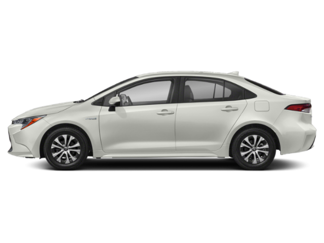 White Corolla Hybrid